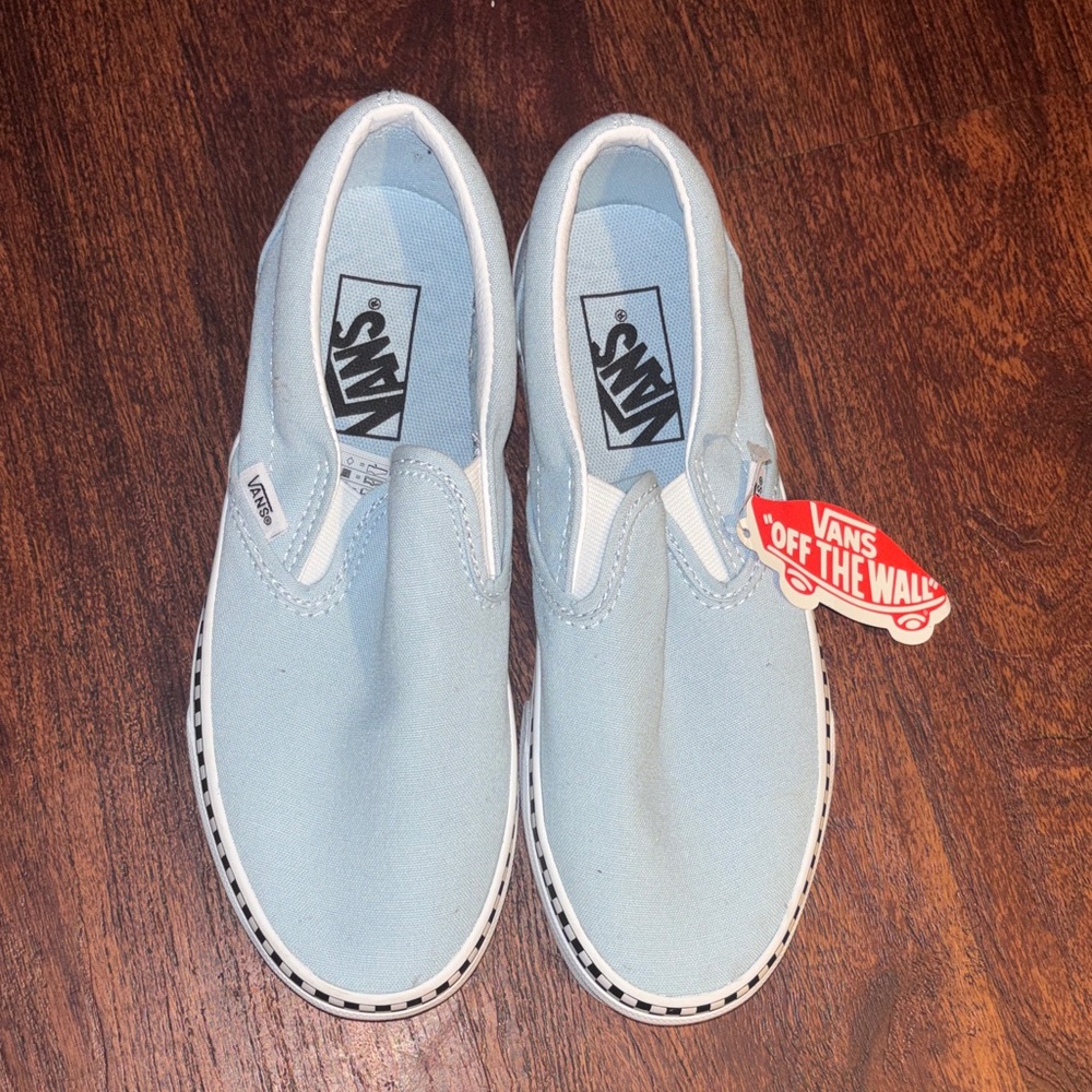 Vans women Sky Blue Slip-On Sneakers
